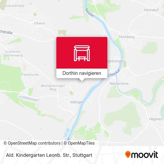 Ald. Kindergarten Leonb. Str. Karte