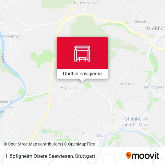Höpfigheim Obere Seewiesen Karte