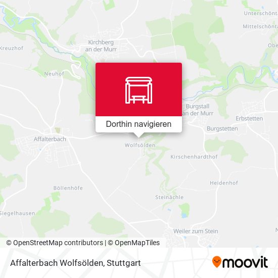 Affalterbach Wolfsölden Karte