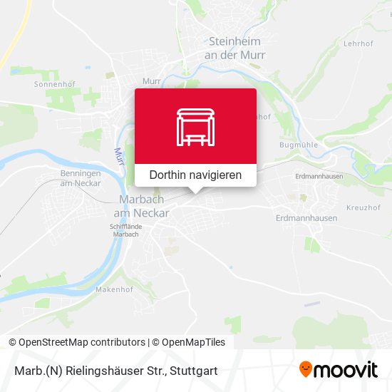 Marb.(N) Rielingshäuser Str. Karte