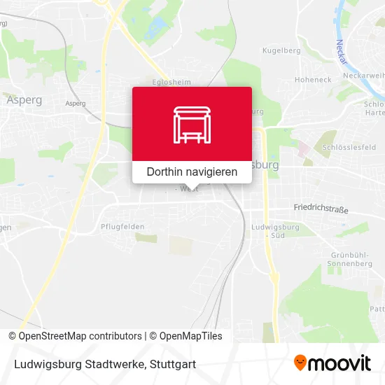 Entfernung Stuttgart Ludwigsburg