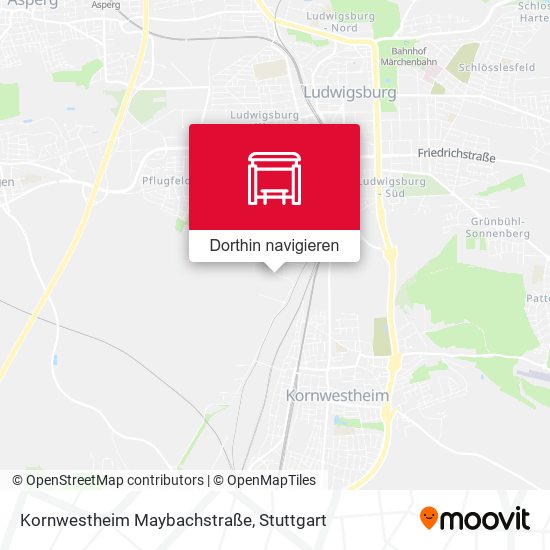 Kornwestheim Maybachstraße Karte