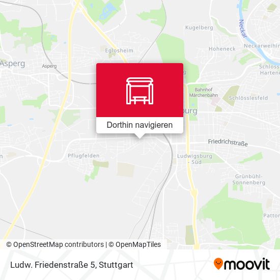 Ludw. Friedenstraße 5 Karte