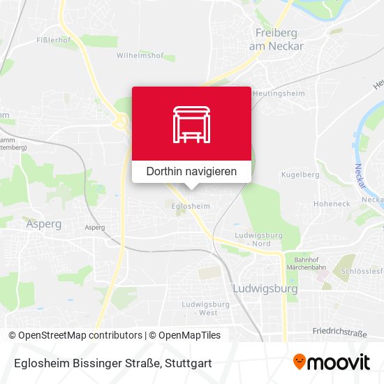 Eglosheim Bissinger Straße Karte