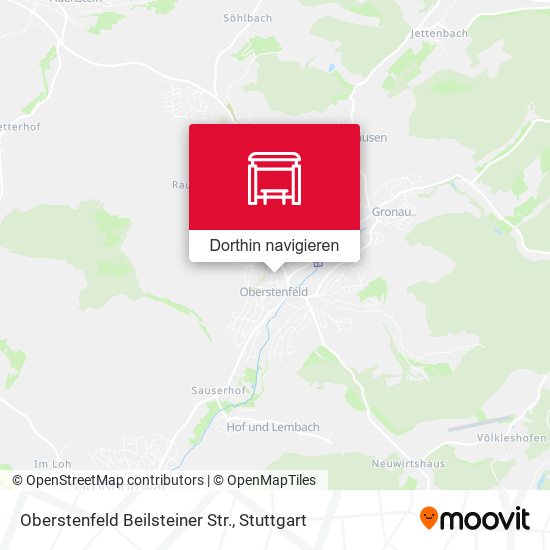 Oberstenfeld Beilsteiner Str. Karte