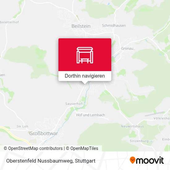 Oberstenfeld Nussbaumweg Karte