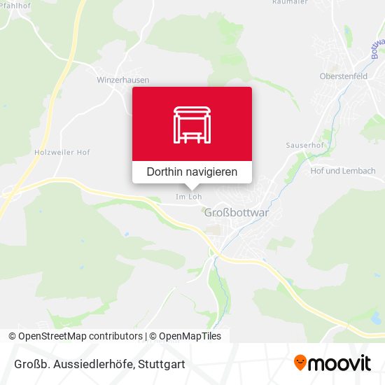 Großb. Aussiedlerhöfe Karte