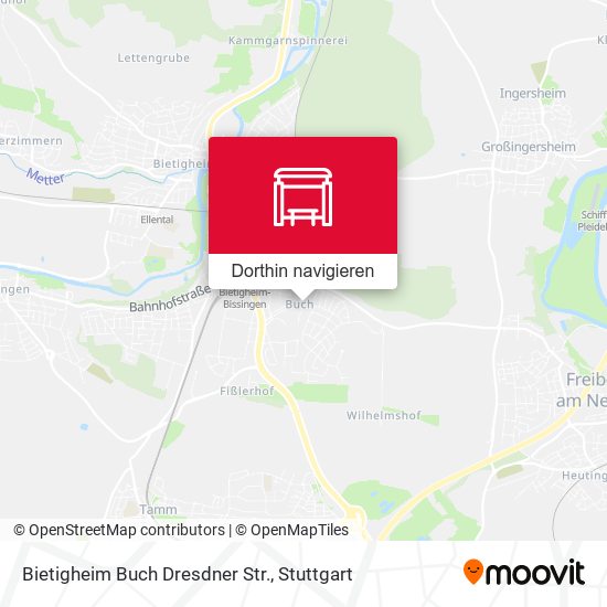 Bietigheim Buch Dresdner Str. Karte