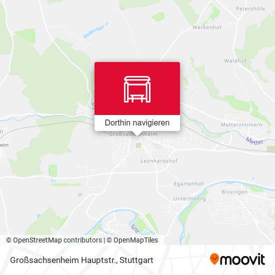 Großsachsenheim Hauptstr. Karte