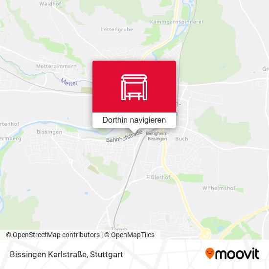 Bissingen Karlstraße Karte