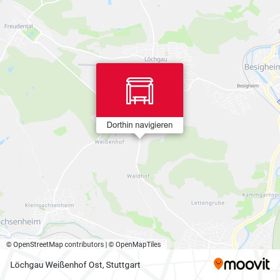 Löchgau Weißenhof Ost Karte