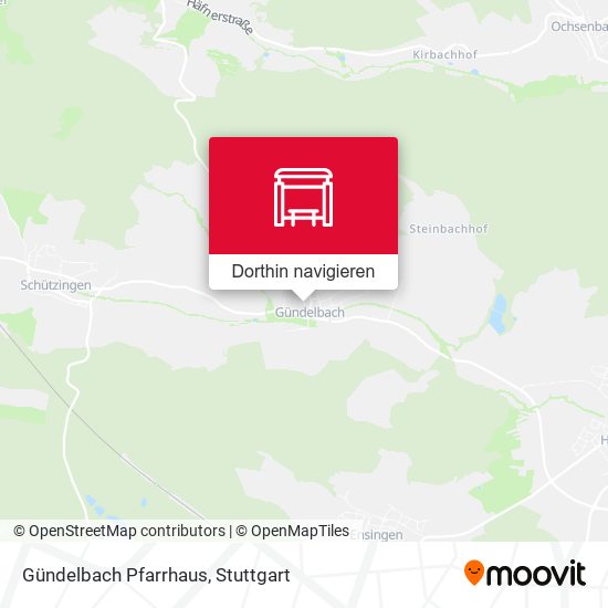 Gündelbach Pfarrhaus Karte