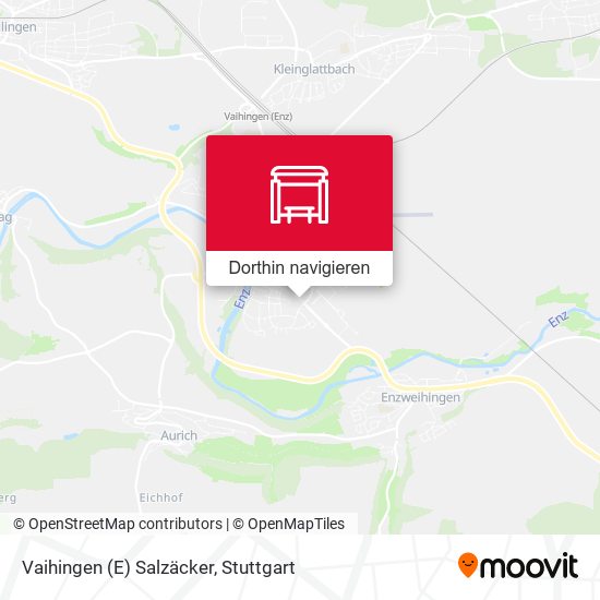 Vaihingen (E) Salzäcker Karte