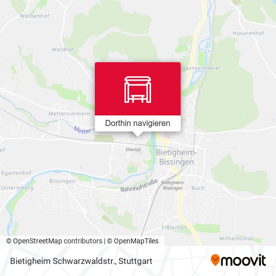 Bietigheim Schwarzwaldstr. Karte
