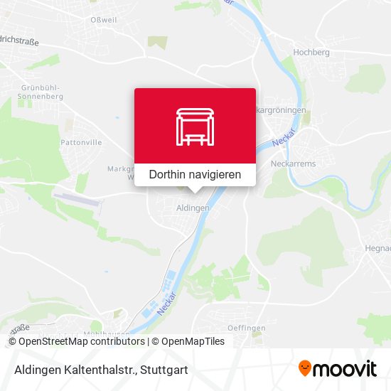 Aldingen Kaltenthalstr. Karte