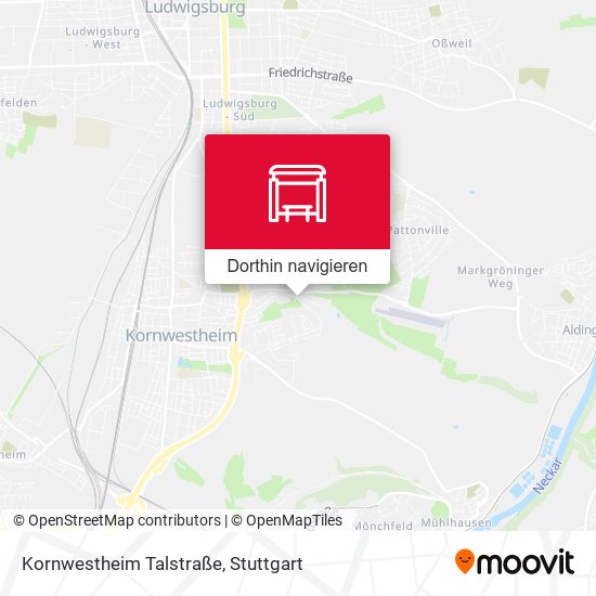 Kornwestheim Talstraße Karte