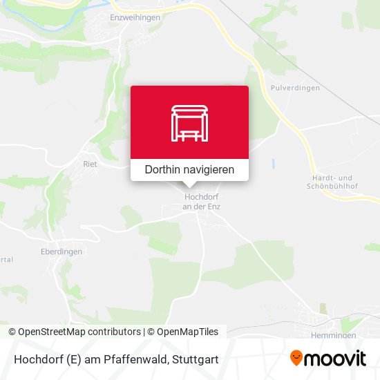 Hochdorf (E) am Pfaffenwald Karte
