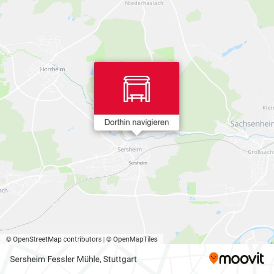 Sersheim Fessler Mühle Karte