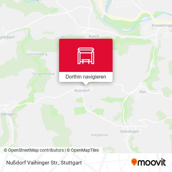 Nußdorf Vaihinger Str. Karte