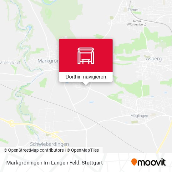 Markgröningen Im Langen Feld Karte