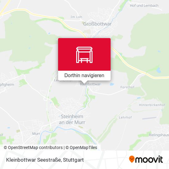 Kleinbottwar Seestraße Karte