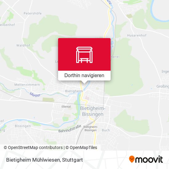 Bietigheim Mühlwiesen Karte