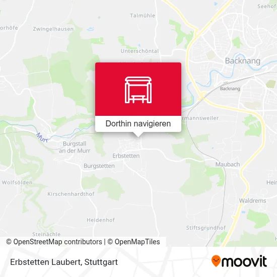 Erbstetten Laubert Karte