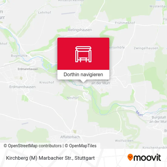 Kirchberg (M) Marbacher Str. Karte