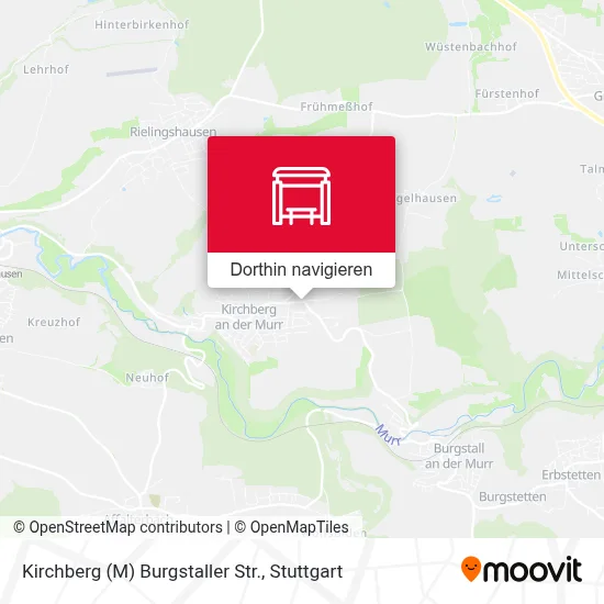 Kirchberg (M) Burgstaller Str. Karte