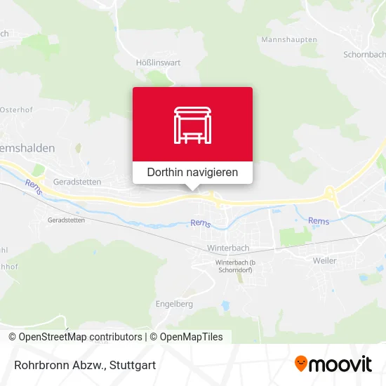 Rohrbronn Abzw. Karte