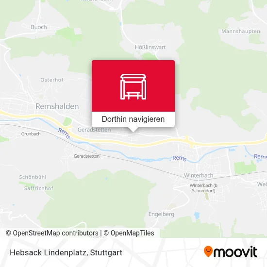 Hebsack Lindenplatz Karte