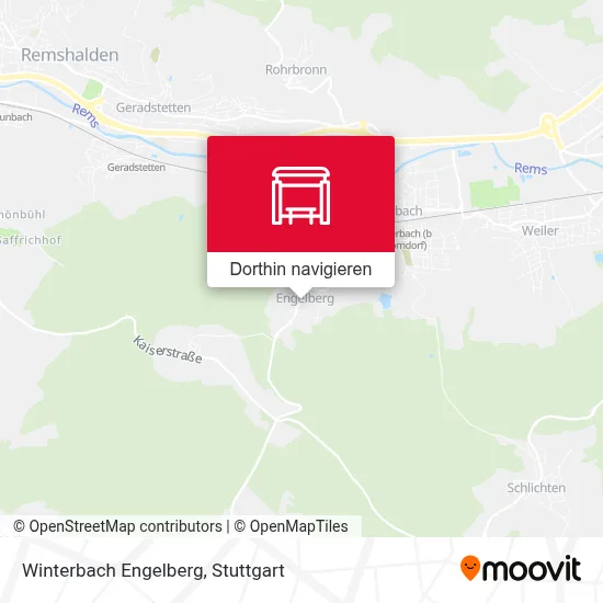 Winterbach Engelberg Karte