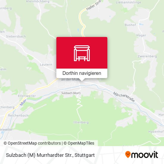 Sulzbach (M) Murrhardter Str. Karte