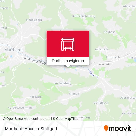 Murrhardt Hausen Karte