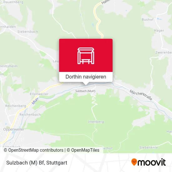 Sulzbach (M) Bf Karte