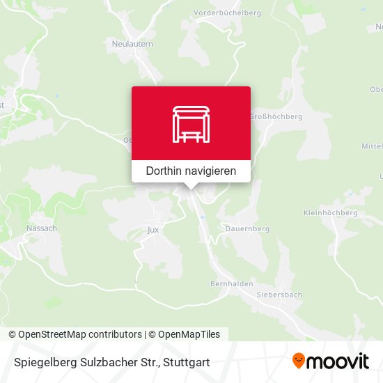 Spiegelberg Sulzbacher Str. Karte