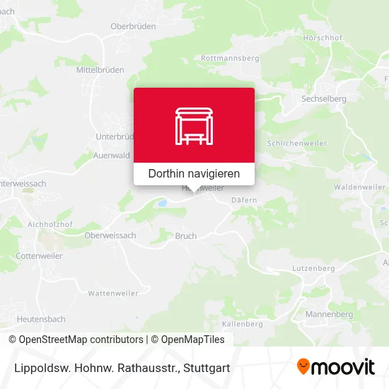 Lippoldsw. Hohnw. Rathausstr. Karte