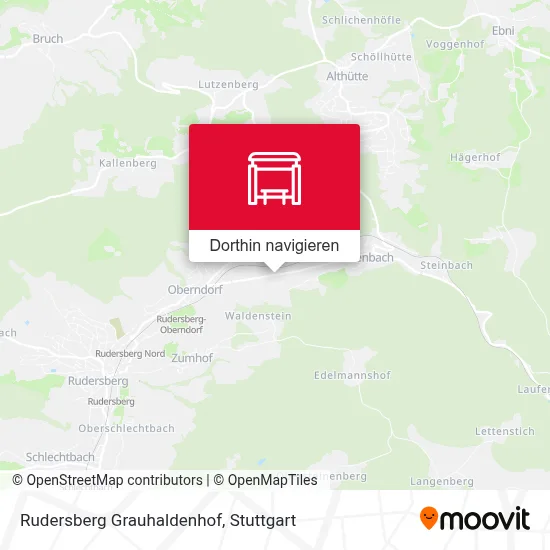 Rudersberg Grauhaldenhof Karte