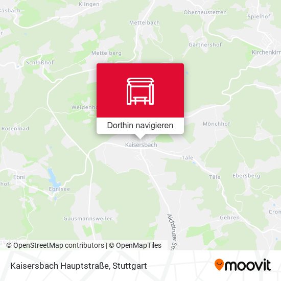 Kaisersbach Hauptstraße Karte