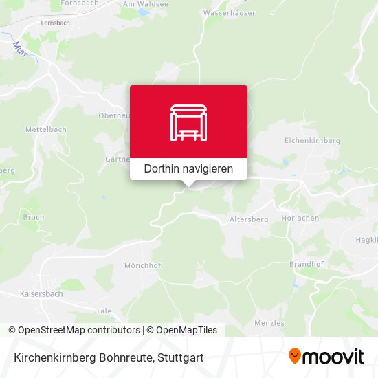 Kirchenkirnberg Bohnreute Karte