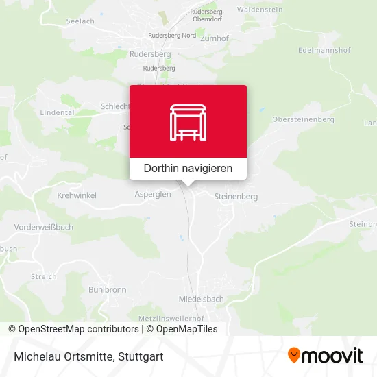 Michelau Ortsmitte Karte