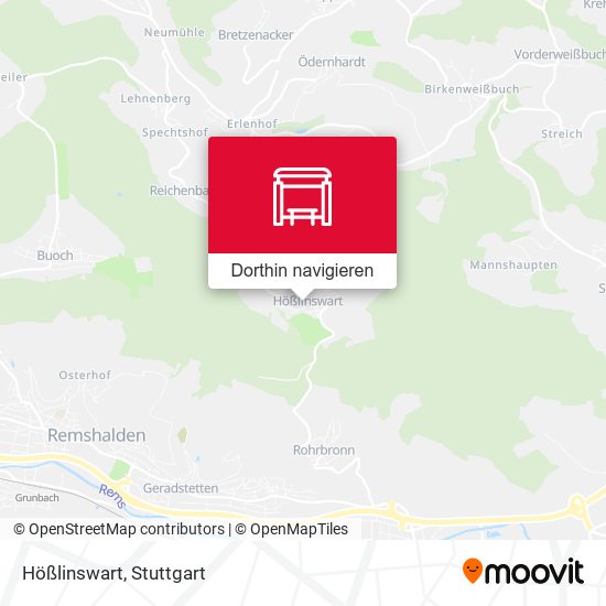 Hößlinswart Karte