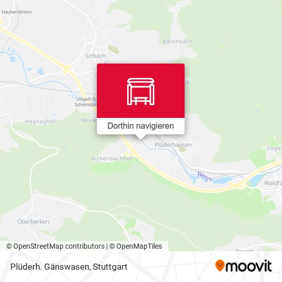 Plüderh. Gänswasen Karte