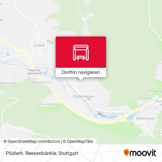 Plüderh. Reesenbänkle Karte