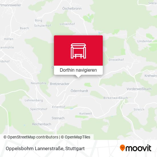 Oppelsbohm Lannerstraße Karte