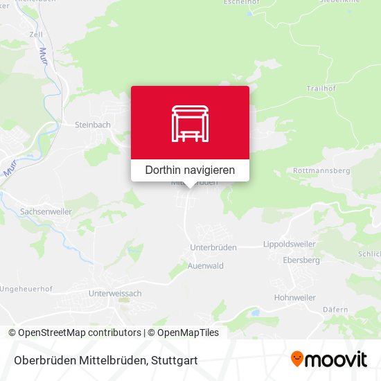 Oberbrüden Mittelbrüden Karte