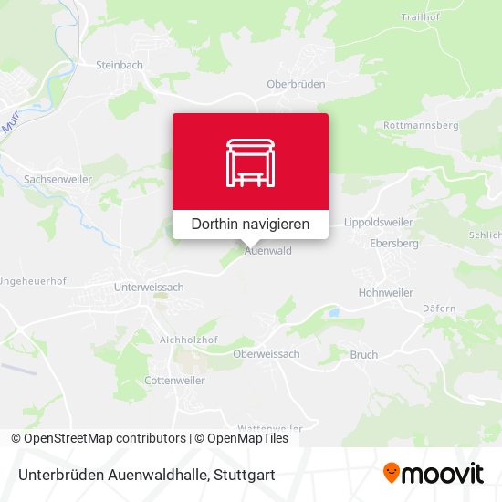 Unterbrüden Auenwaldhalle Karte