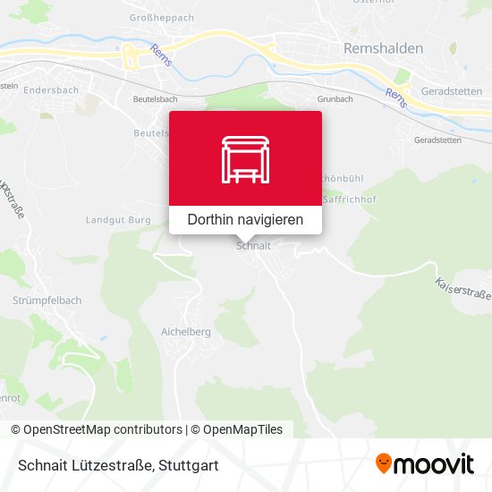 Schnait Lützestraße Karte