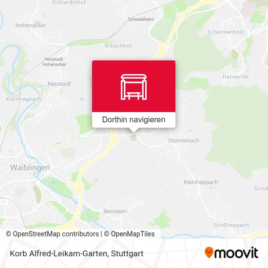 Korb Alfred-Leikam-Garten Karte