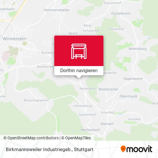 Birkmannsweiler Industriegeb. Karte